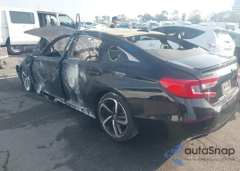 2021 Honda Accord Sport из США, поврежденный, VIN 1HGCV1F30MA103250